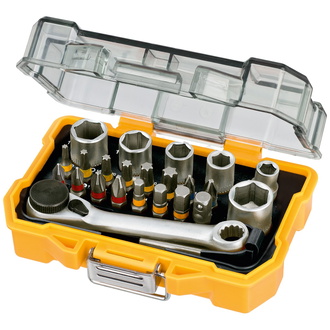 DeWalt Bit- und Ratschen-Set 24-tlg.