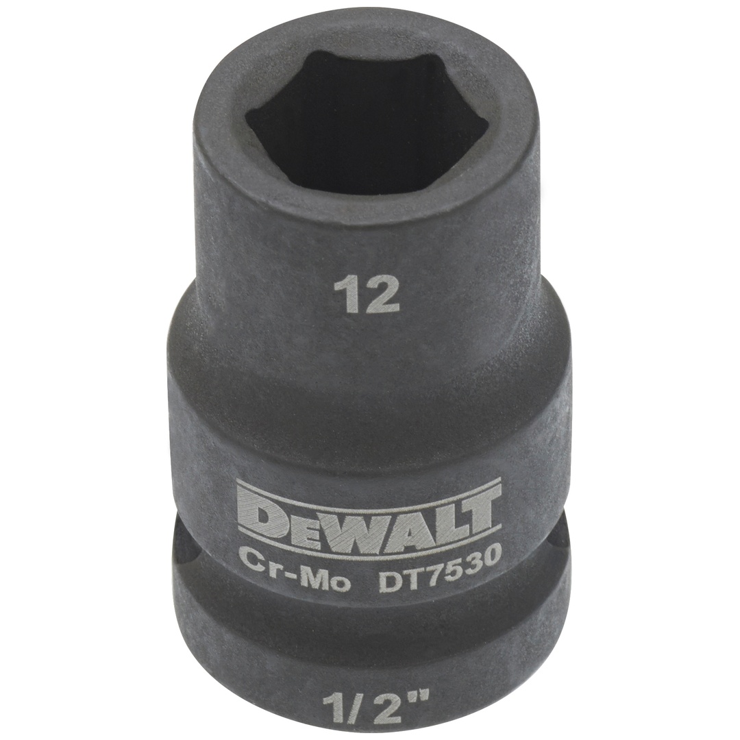DeWalt Steckschlüssel kurz 12 mm 1/2 schlagfest