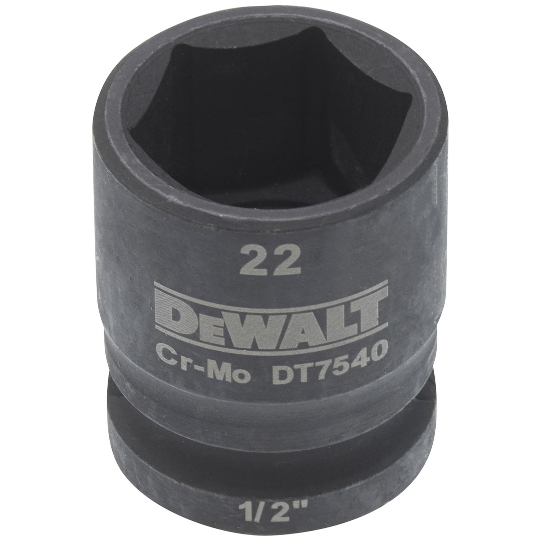 DeWalt Steckschlüssel kurz 22 mm 1/2 schlagfest