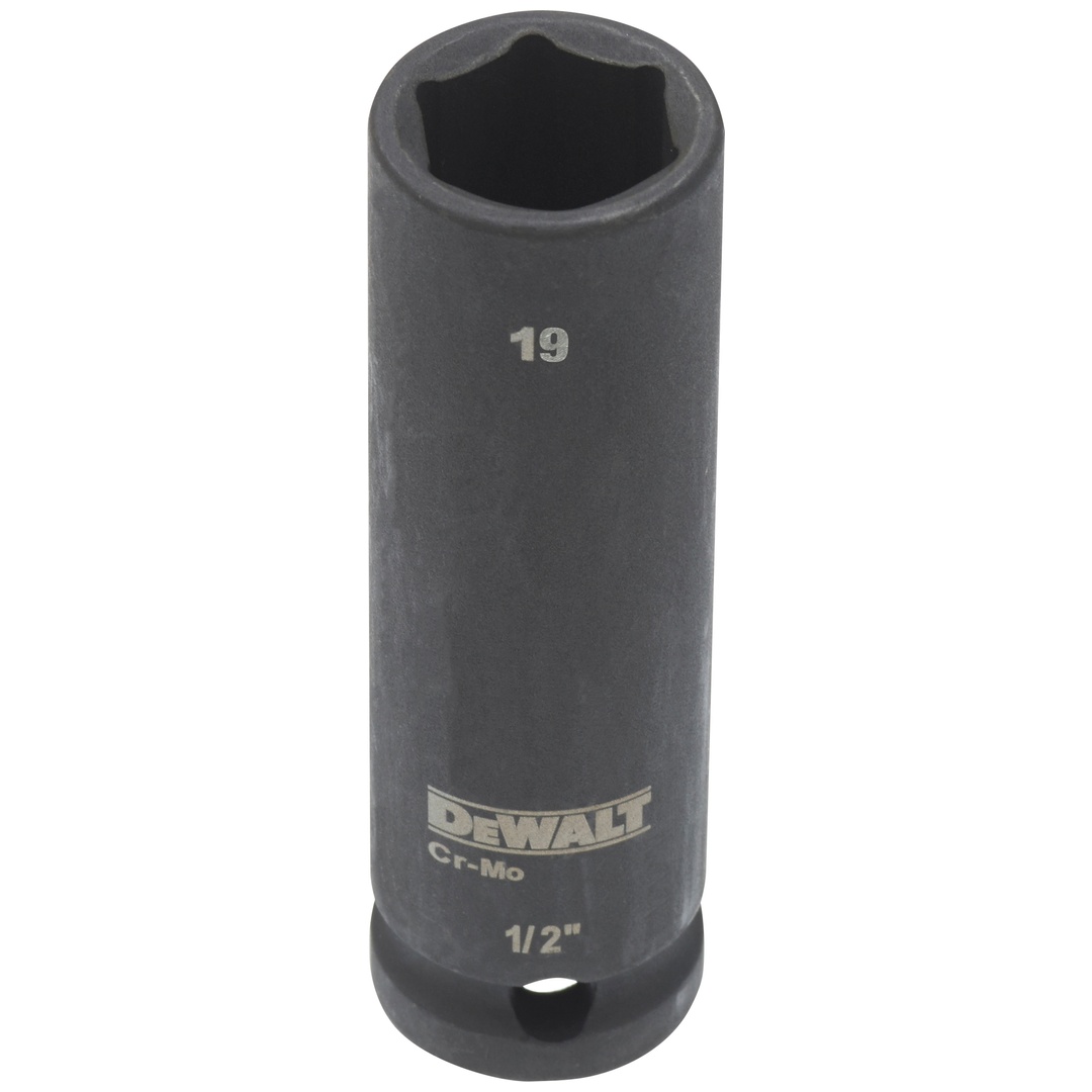 DeWalt Steckschlüssel lang 19 mm 1/2 schlagfest