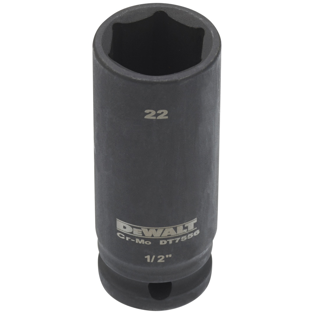 DeWalt Steckschlüssel lang 22 mm 1/2 schlagfest