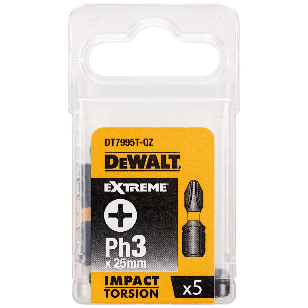 DeWalt Torsion Bit schlagf. Ph3 25 mm, 5 Stk.