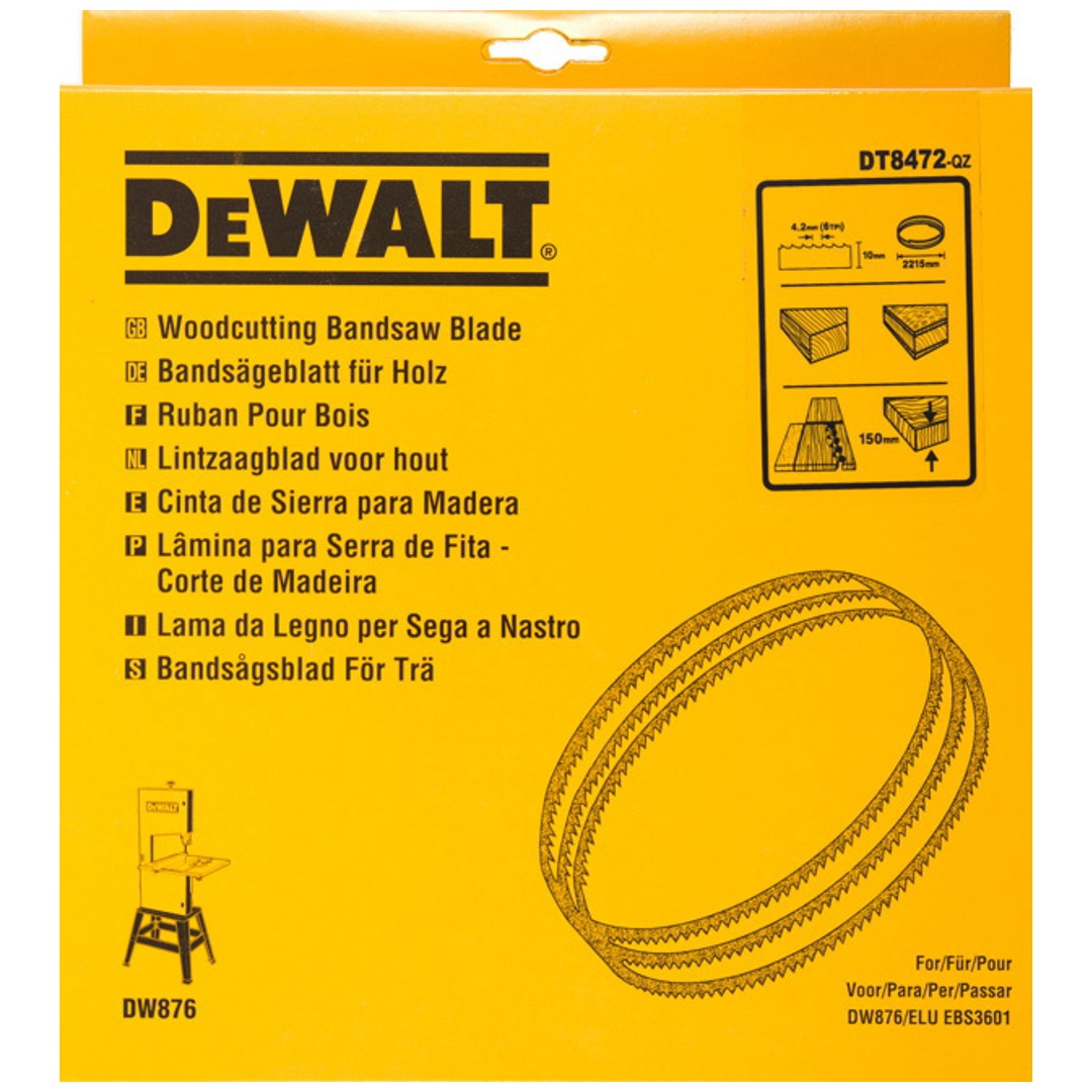 DeWalt Bandsägeblätter 2215x10x0,4 mm 4,2 mm