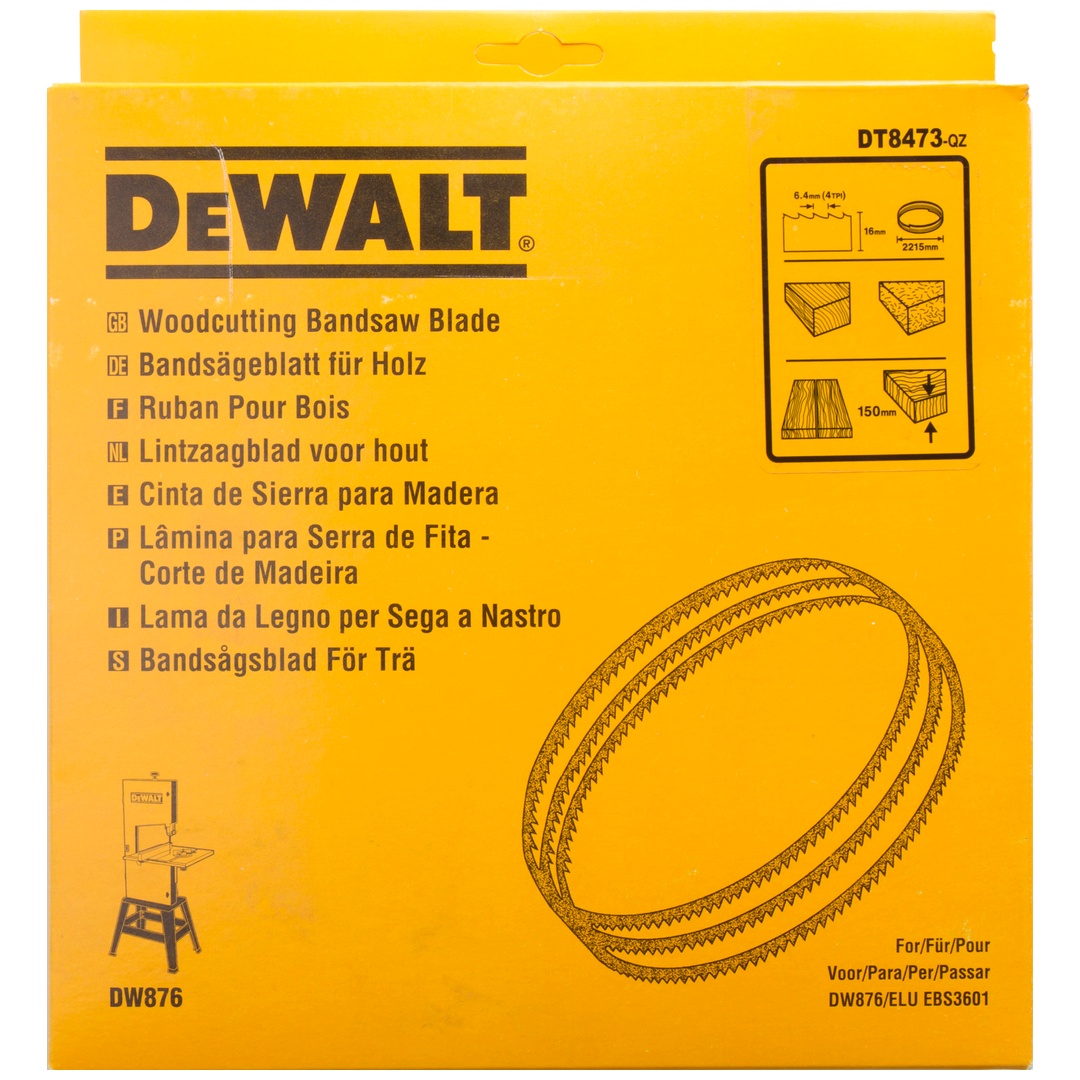 DeWalt Bandsägeblätter 2215x16x0,6 mm 6,4 mm