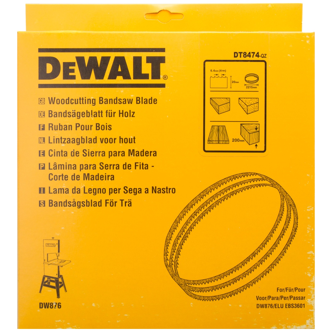 DeWalt Bandsägeblätter 2215x20x0,6 mm 6,4 mm