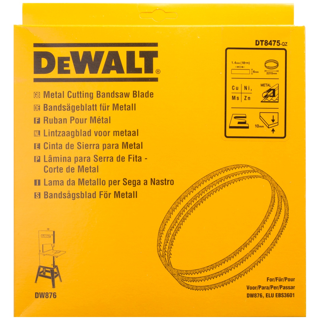 DeWalt Bandsägeblätter 2215x6x0,6 mm 1,4 mm