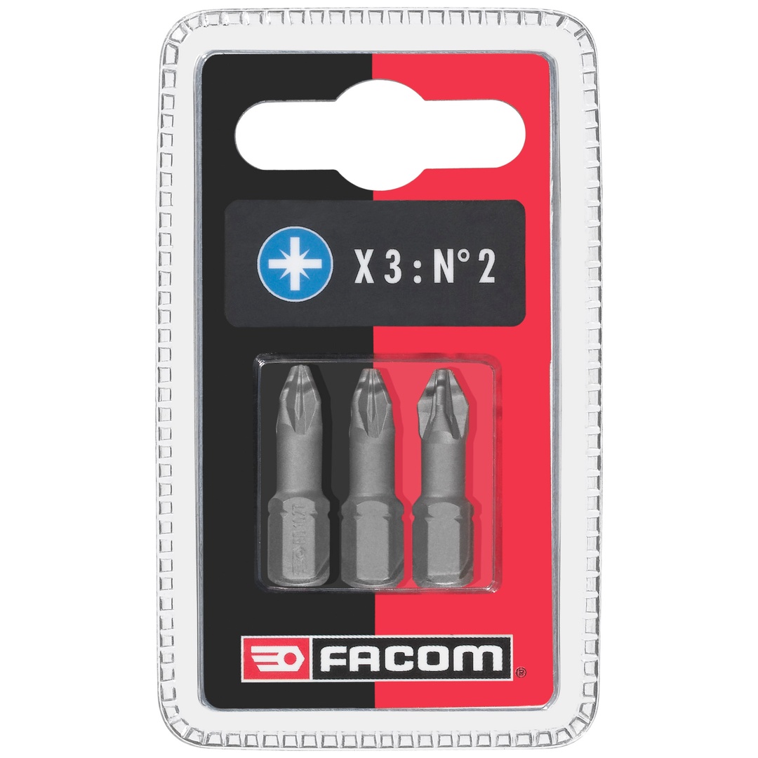 FACOM Bits Serie 1 High Perf - PZ2, 3-tlg.