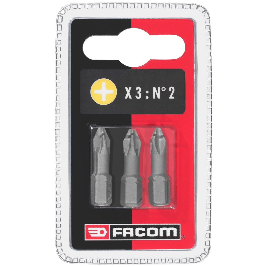 FACOM Bits Serie 1 High Perf - PH2, 3-tlg.