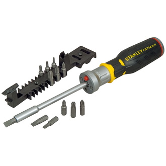 Stanley FatMax Bit-Schraubendreher mit Ratsche und 12 Bits