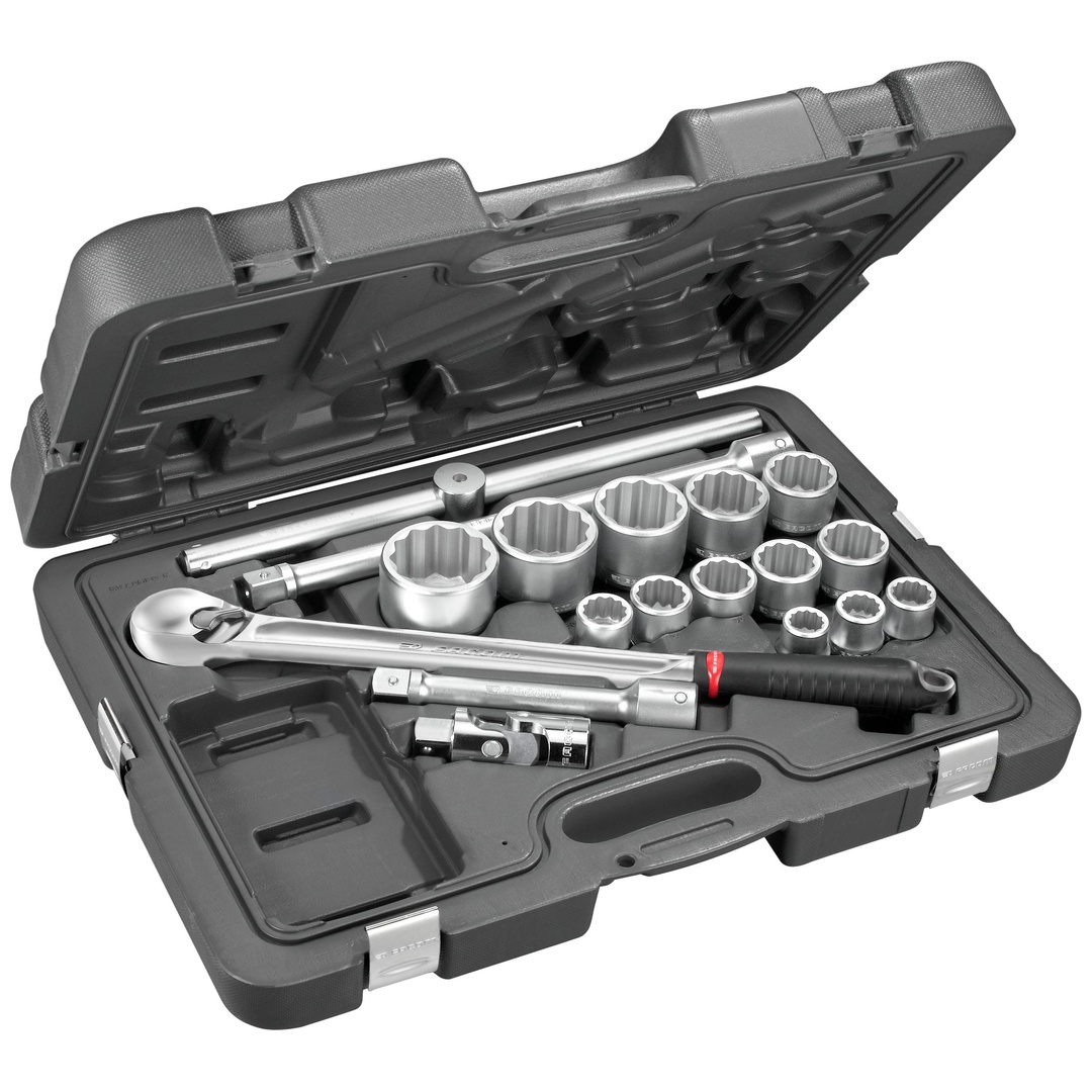 FACOM Steckschlüssel 3/4 12-Kant Set, 18-tlg.