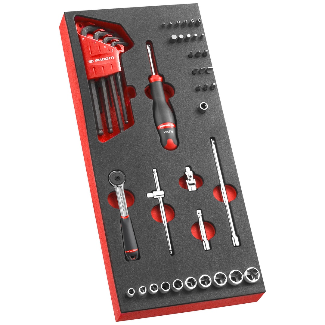 FACOM Modul - Steckschlüssel 1/4 R.161B 46tl