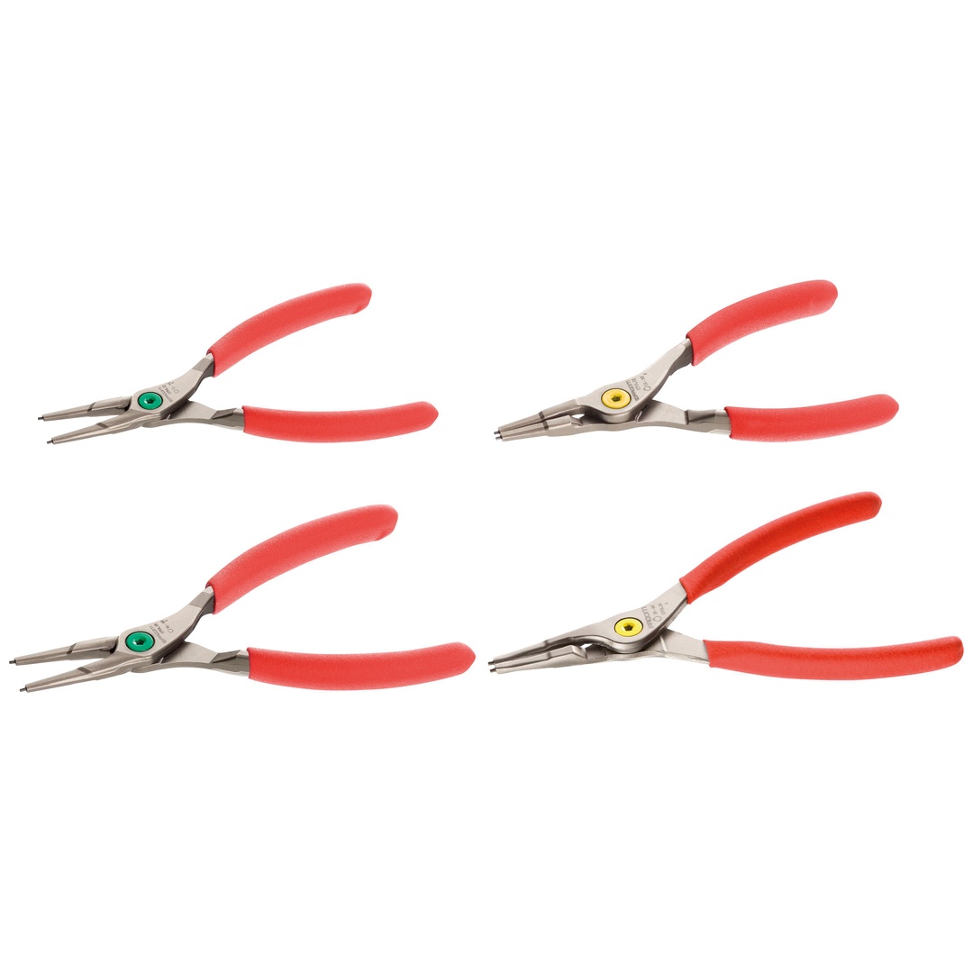 FACOM Seegeringzangen, gerade Backen, Set 4-tlg.