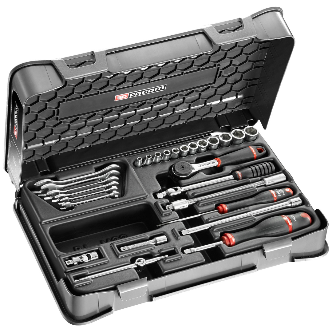 FACOM Steckschlüssel-Set 1/4 R.161B, 27-tlg.