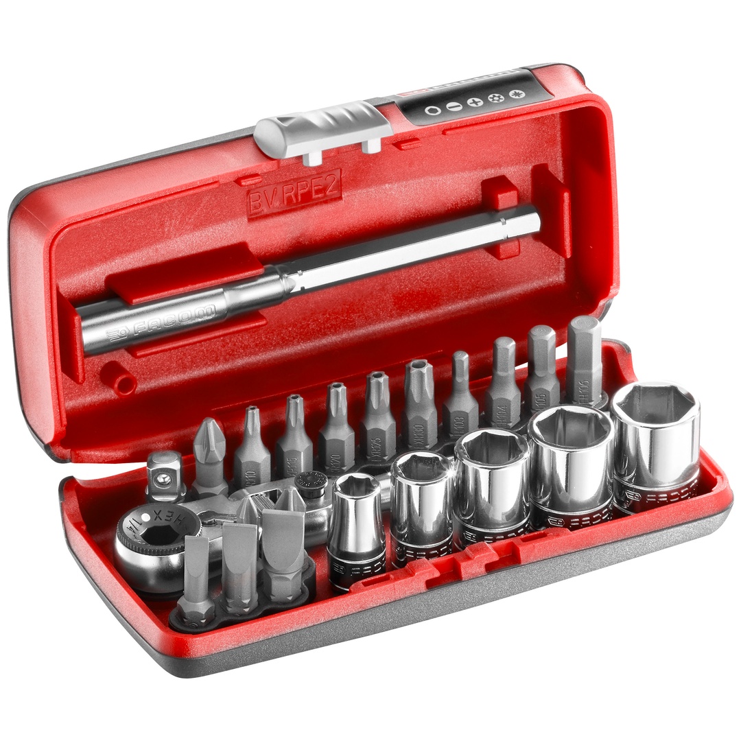 FACOM Steckschlüssel-Set 1/4 R.180 23-tlg.