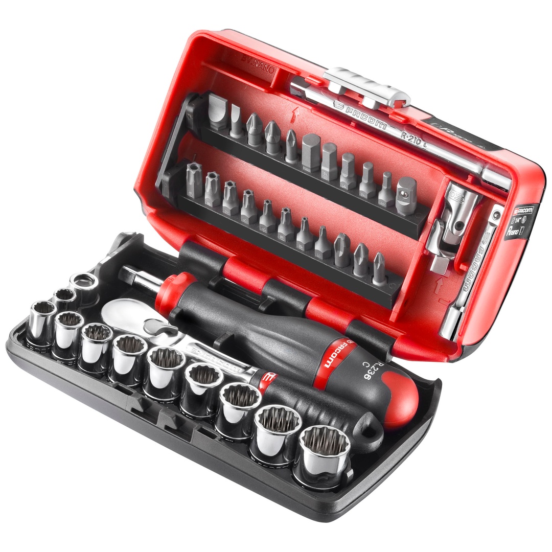 FACOM Steckschlüssel-Set 1/4, 38-tl