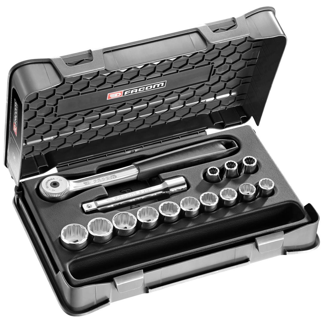 FACOM Steckschlüssel-Set 1/2 12-Kant 15-tlg.