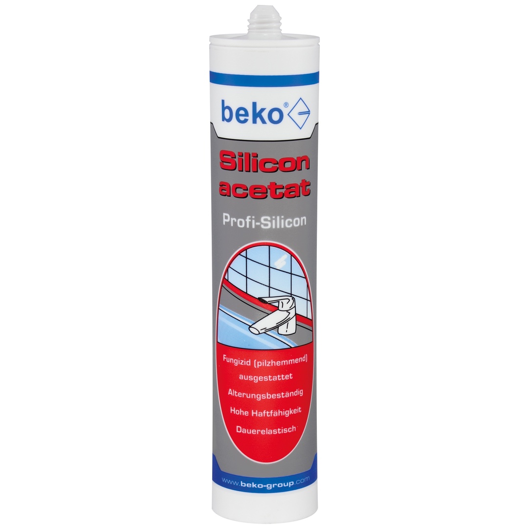 Beko Sanitärsilikon Acetat 310 ml weiß