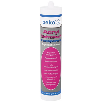 Beko Acryl-Dichtstoff transparent 310 ml