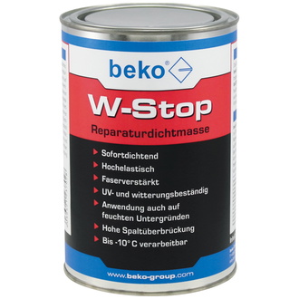 Beko W-Stop Reparaturdichtmasse 1000 ml grau