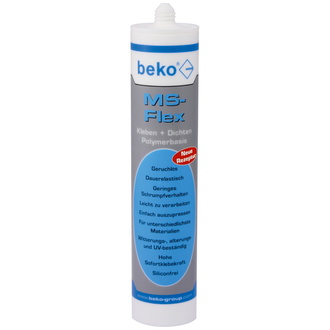 Beko MS-Flex Kleb- und Dichtstoff 300 ml weiß