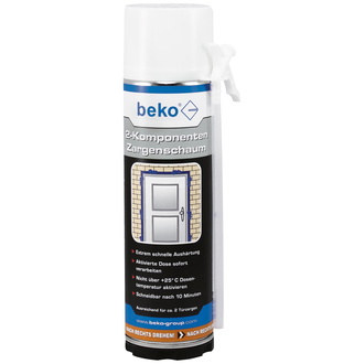 Beko 2-K Zargenschaum 400 ml 2-Komponenten Polyurethanschaum 400 ml Dose, B2-Qualität