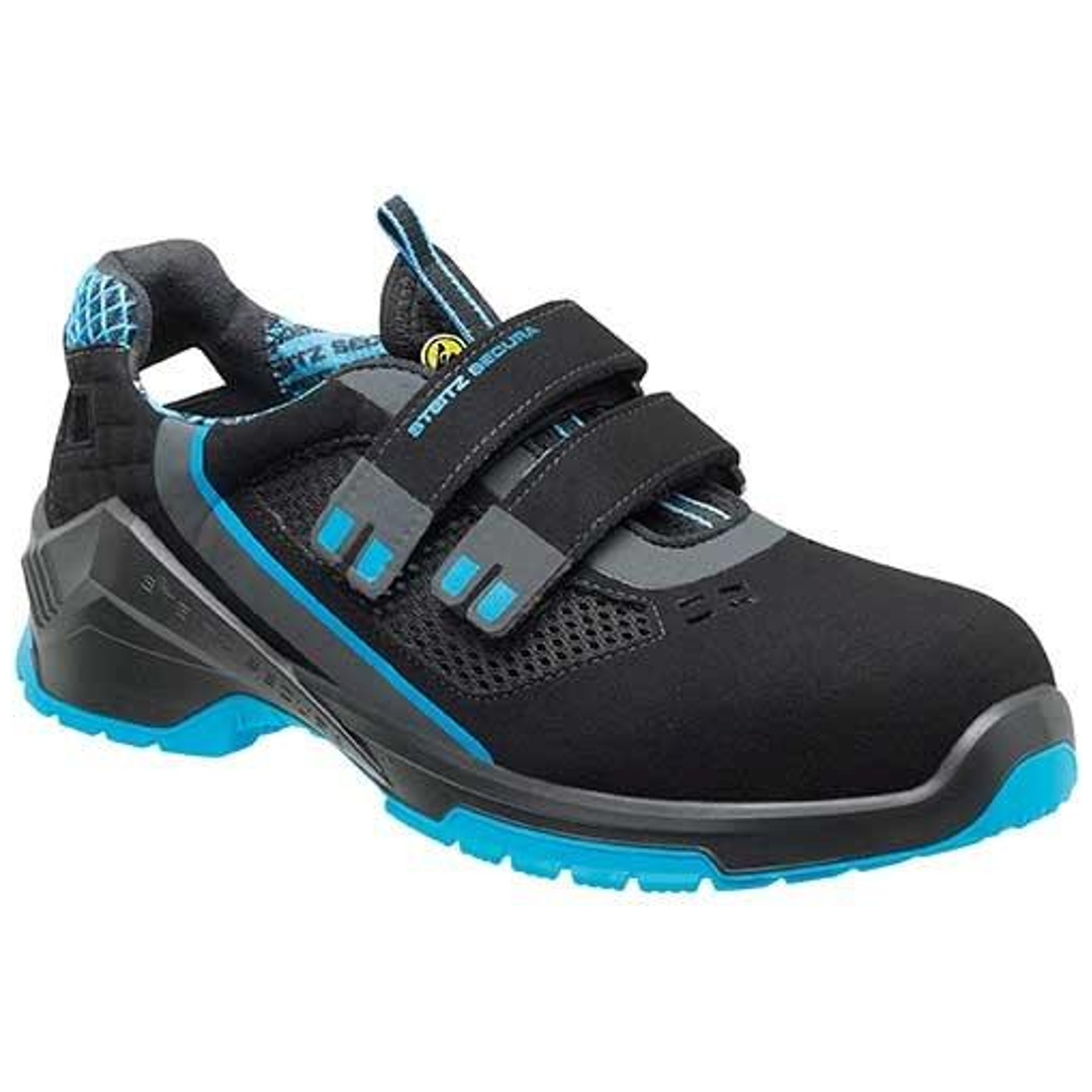Steitz Secura Sicherheitssandale VD 1000 SST S1 ESD SRC DGUV Gr.43 schwarz/blau