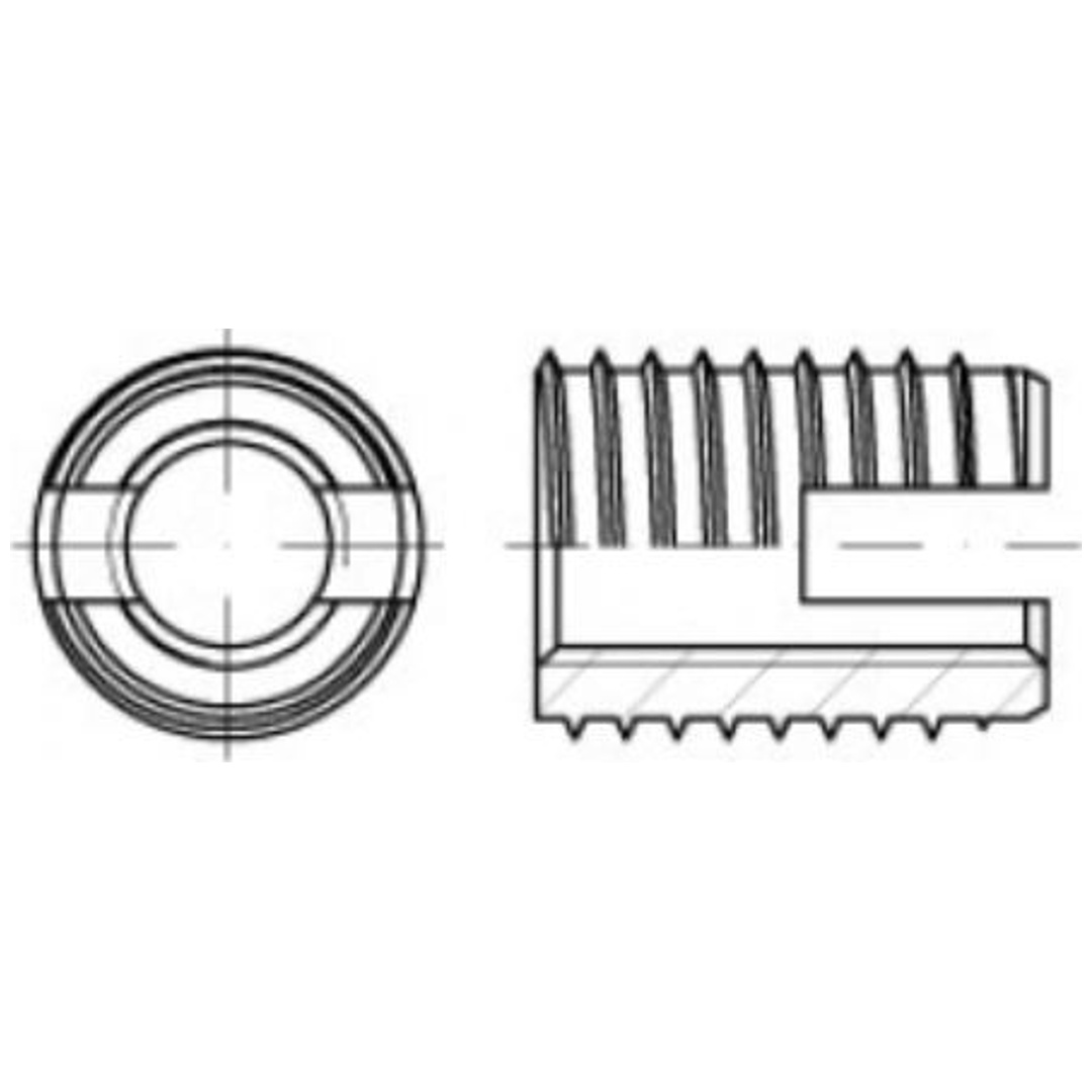 Reidl 88302 ENSAT Edelstahl blank Typ 302 M6