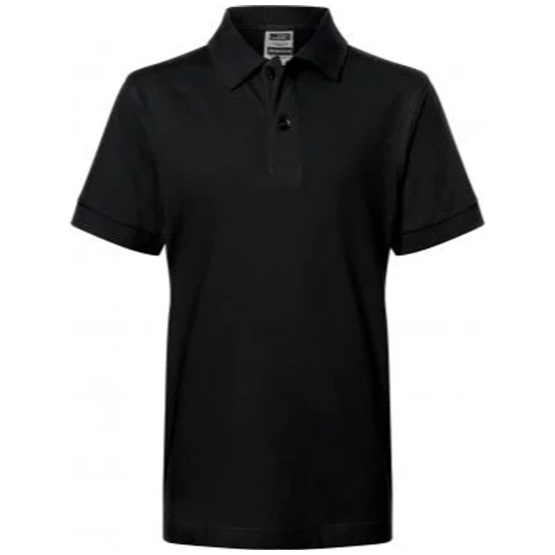 James & Nicholson Poloshirt Kinder JN070K Gr. M-122/128 black