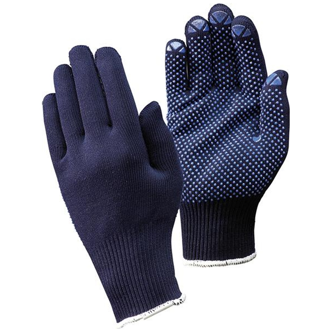 Fortis Strickhandschuh Packer genoppt, Gr. 8 blau