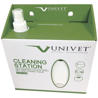 Univet Brillen-Reinigungsstation 250 ml, 280 Tücher