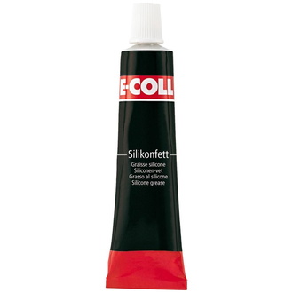 E-COLL Silikonfett 23g Tube, weiß