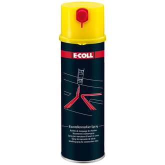 E-COLL Baustellenmarkierspray 500ml gelb