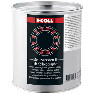 E-COLL Mehrzweckfett II, graph. 1kg Dose bleifrei