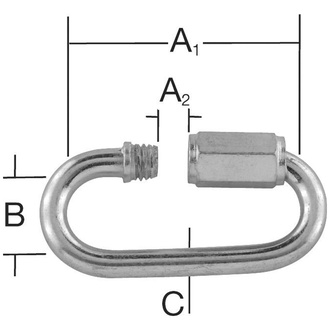 Rapidglied, verzinkt 3,5 mm