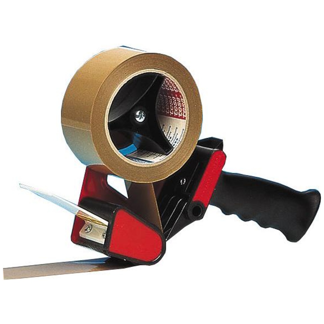 Tesa 56403 Universal Tape Dispenser Blue/Red 50mm Roll Decelerator