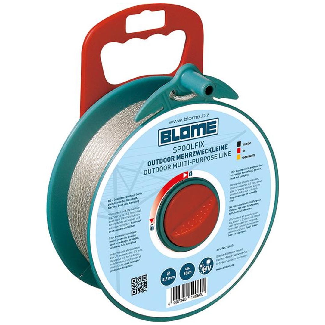 Blome Wäscheleine Spoolfix 60 m lang