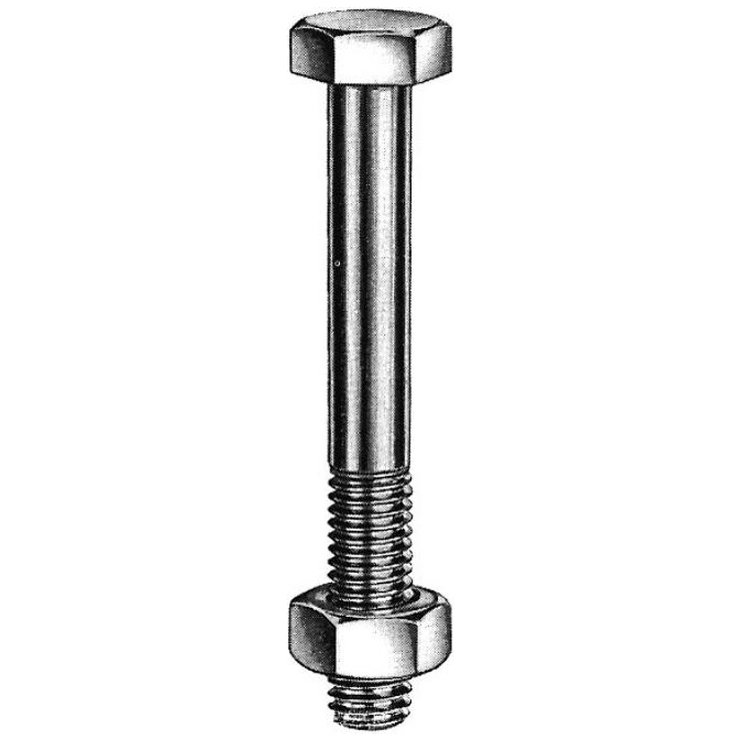 Reidl DIN 601 Sechskantschraube mit Mutter M 12 x 250 4.6 verzinkt farblos