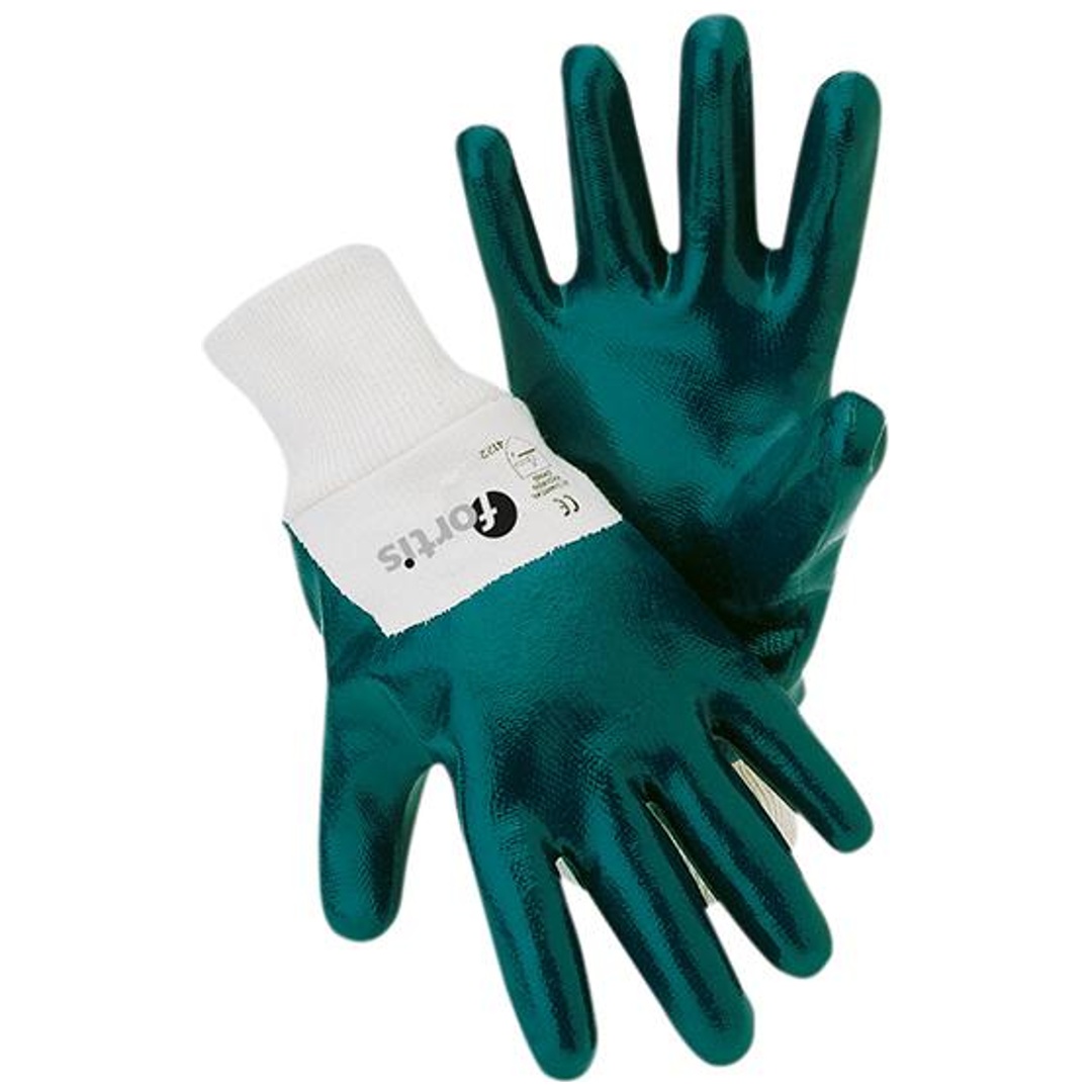 Fortis Nitrilhandschuh Mechanic Blue, Gr. 10