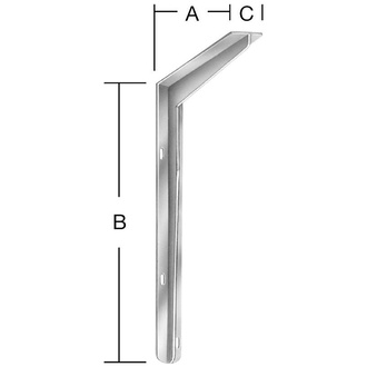 Vormann T-Profil-Konsole 250 x 300 mm, Stahl geschweißt