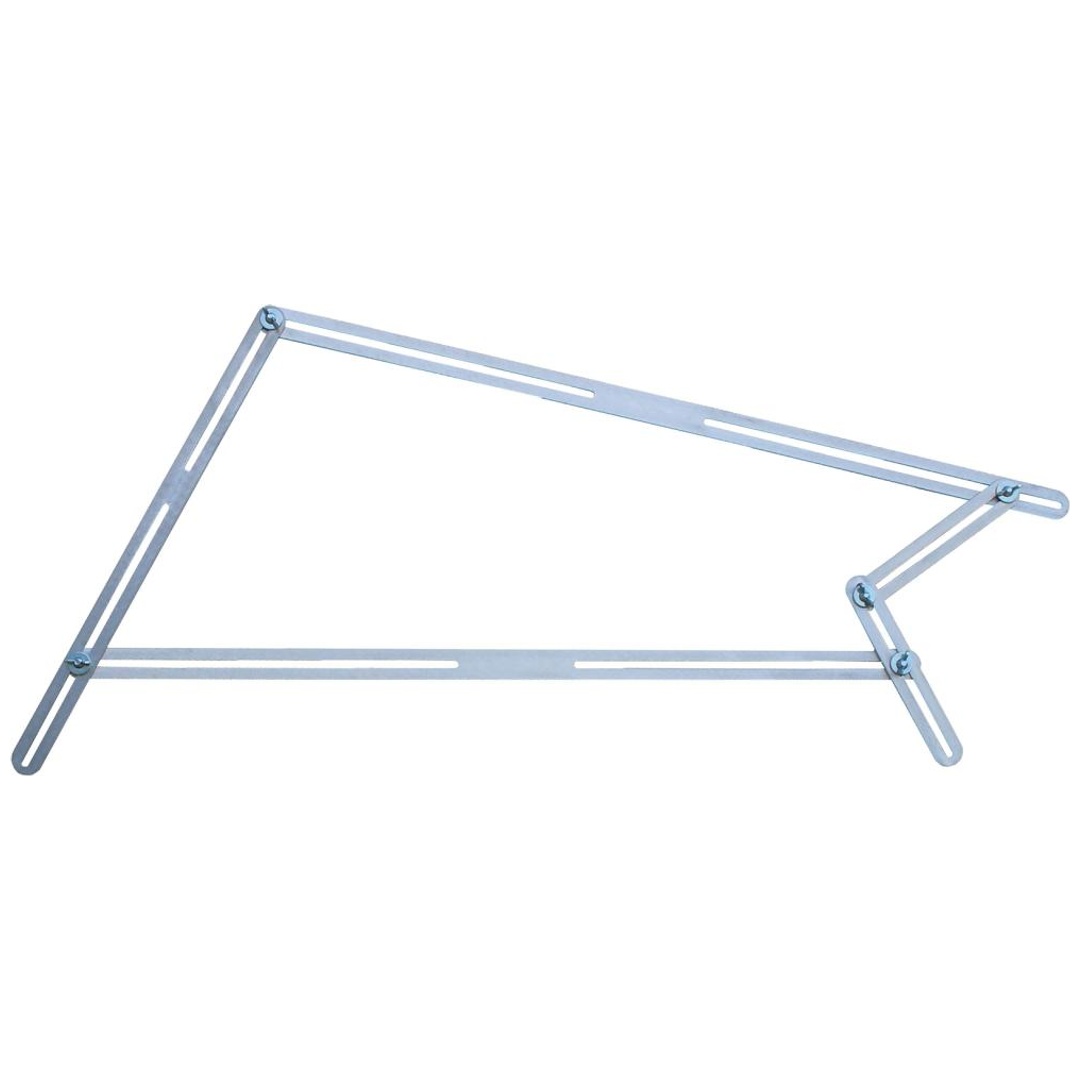hedue Treppen-Winkelschablone 48 Schienen T512