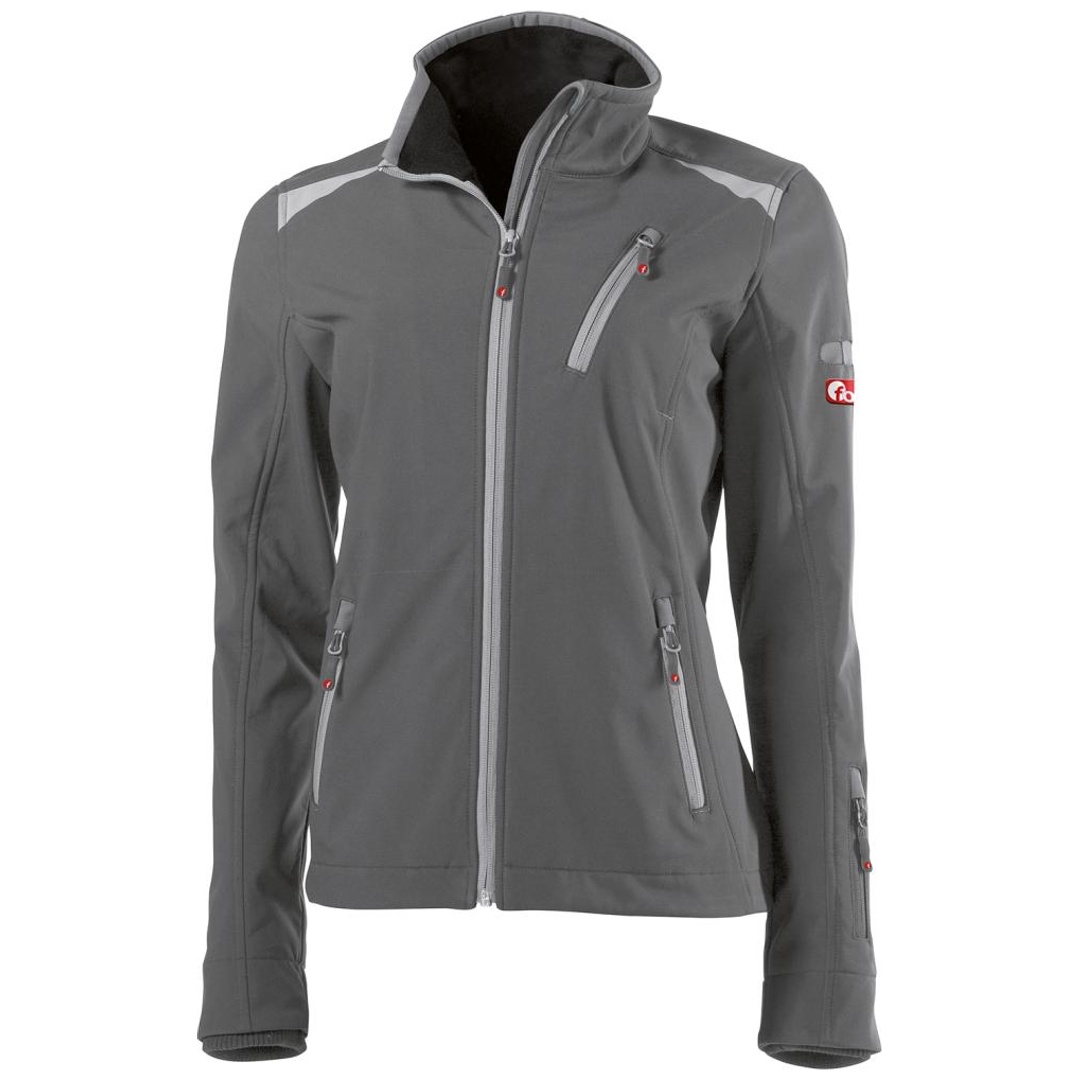 Fortis Softshelljacke Damen PERFORMANCE 24 Gr. M dunkelgrau/hellgrau