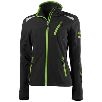 Fortis Softshelljacke Damen PERFORMANCE 24 Gr. S schwarz/grün