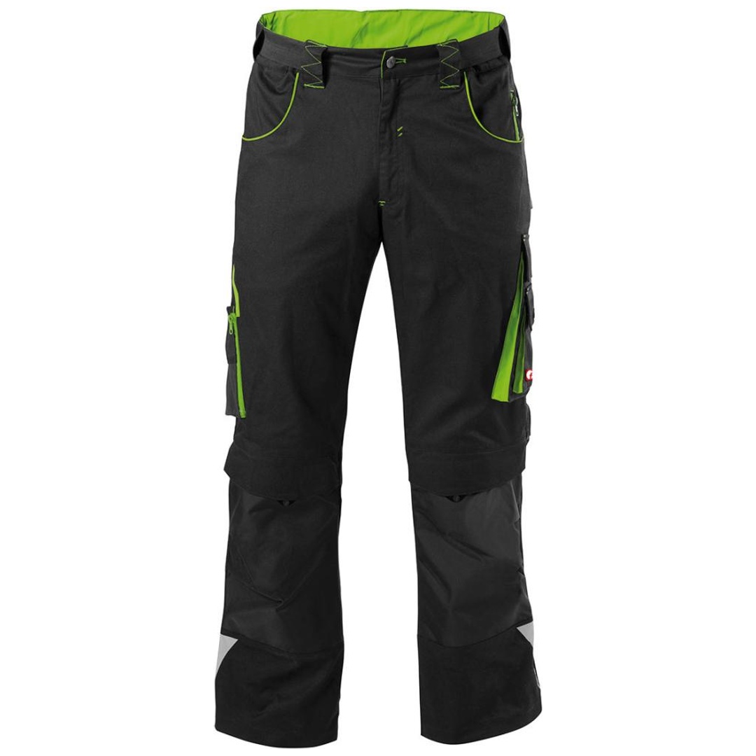 Fortis Bundhose Herren PERFORMANCE 24 Gr. 98 schwarz/limegrün