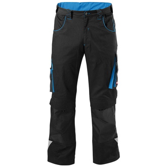 Fortis Bundhose Herren PERFORMANCE 24 Gr. 56 schwarz/türkis