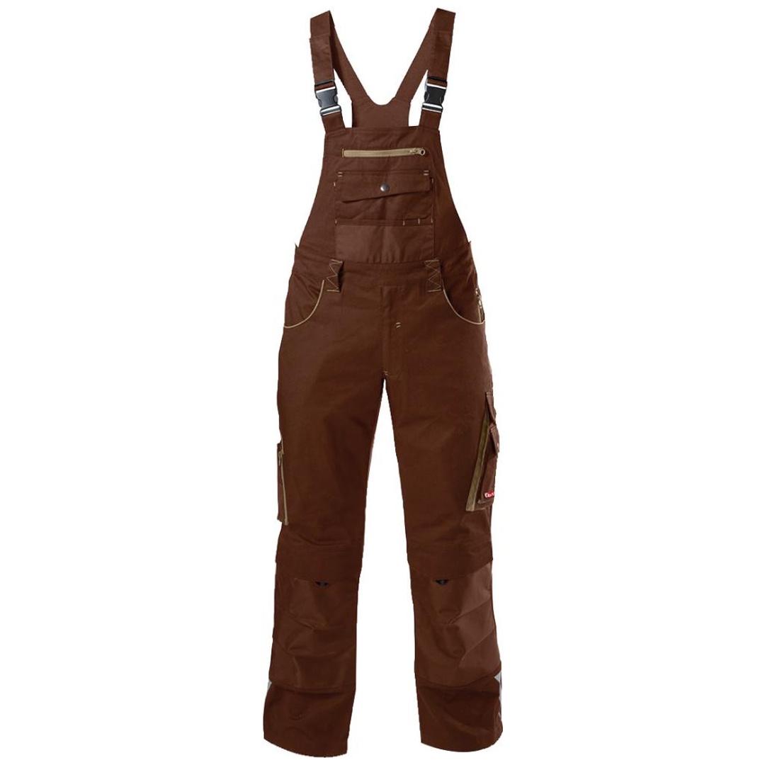 Fortis Latzhose Herren PERFORMANCE 24 Gr. 60 braun/beige
