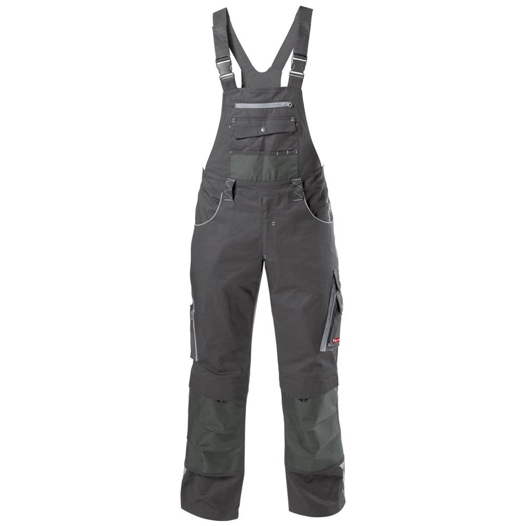 Fortis Latzhose Herren PERFORMANCE 24 Gr. 56 dunkelgrau/hellgrau