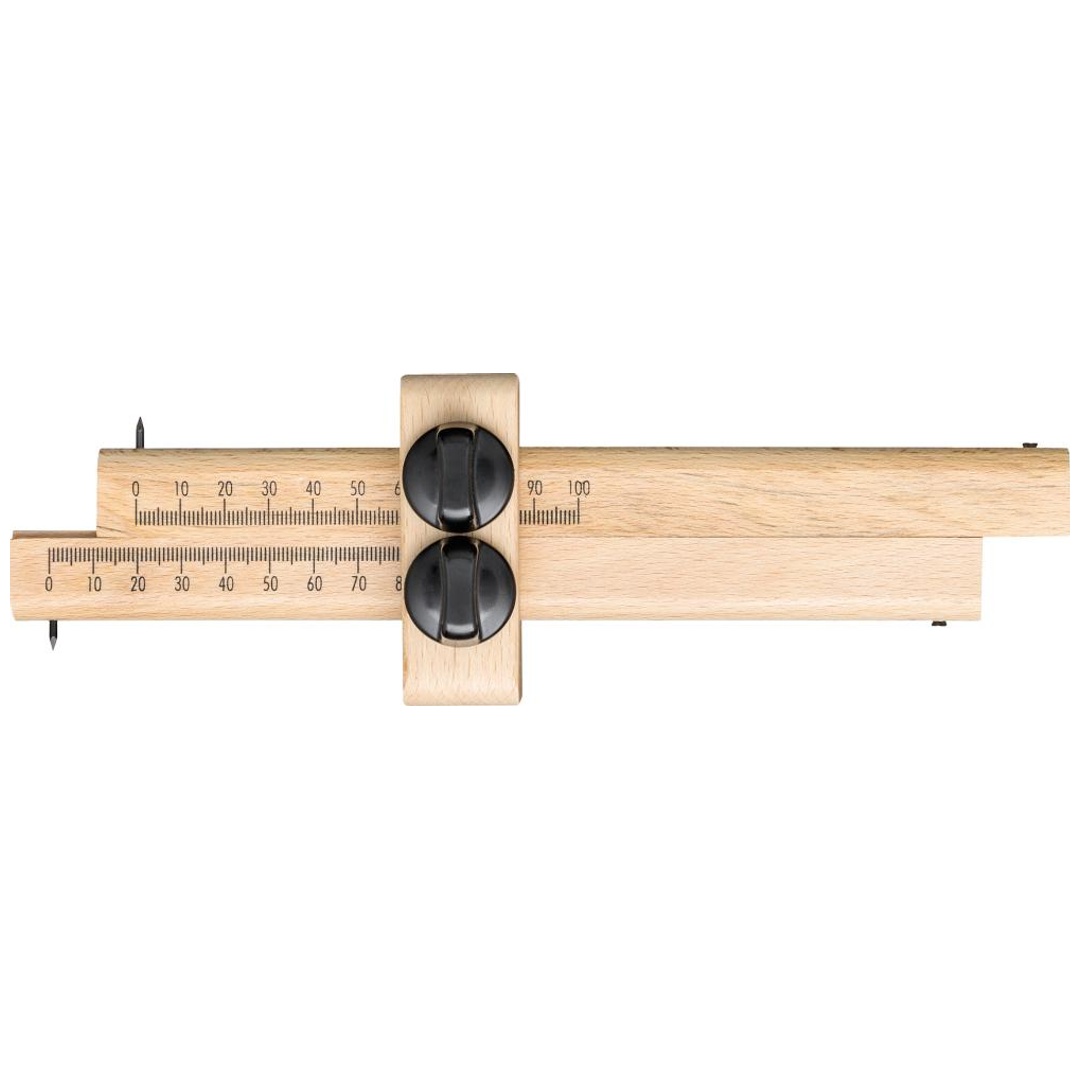 Fortis Streichmaß mit zwei Schrauben 170 mm