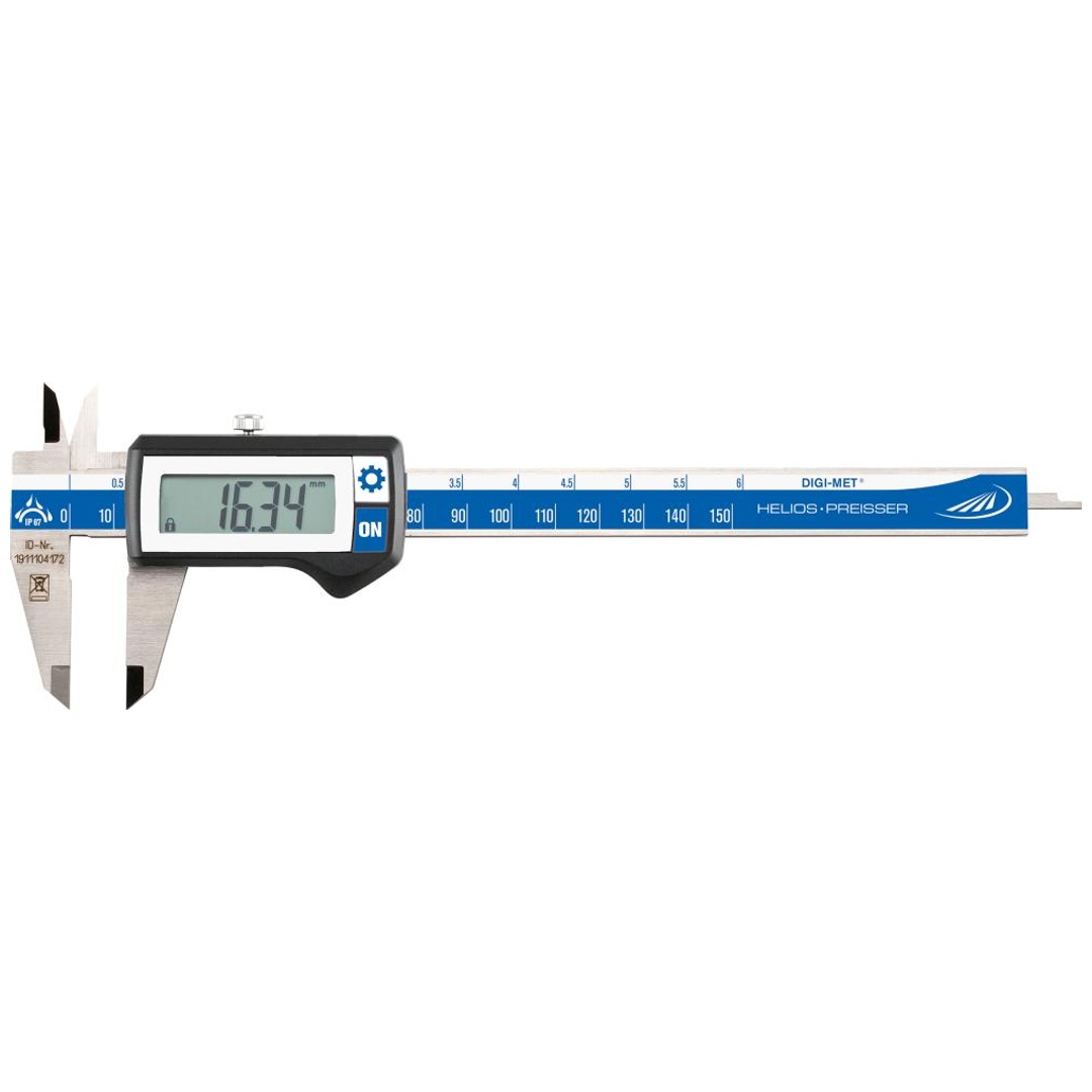 HELIOS PREISSER DIGI-MET 1326417 Digitaler Meßschieber 150 mm IP67