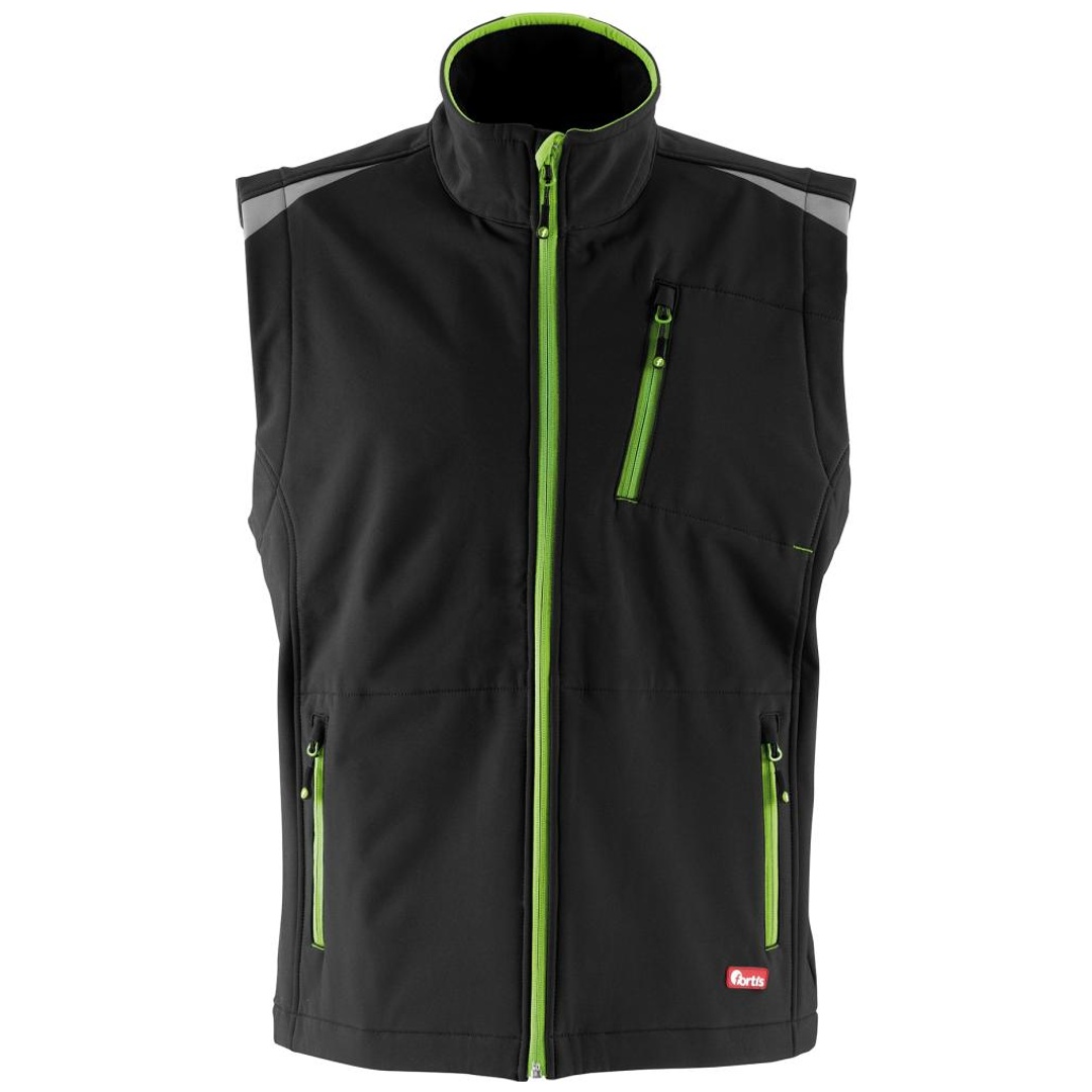Fortis Weste Herren 24 Gr. S schwarz/limegreen