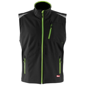 Fortis Weste Herren 24 Gr. S schwarz/limegreen